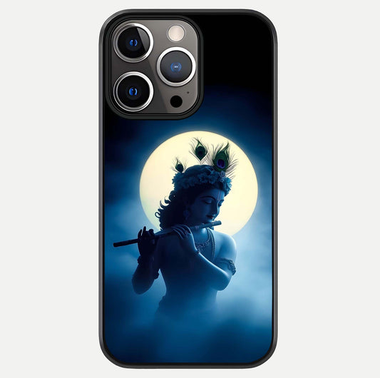 Divine Moon Flute Glass Case For iPhone 13 Pro by Custom World