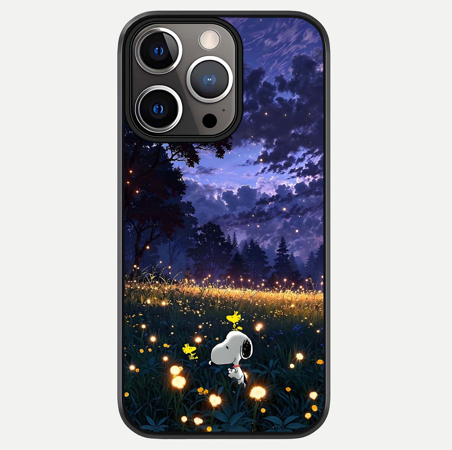 Firefly Meadow Magic Glass Case For iPhone 13 Pro by Custom World