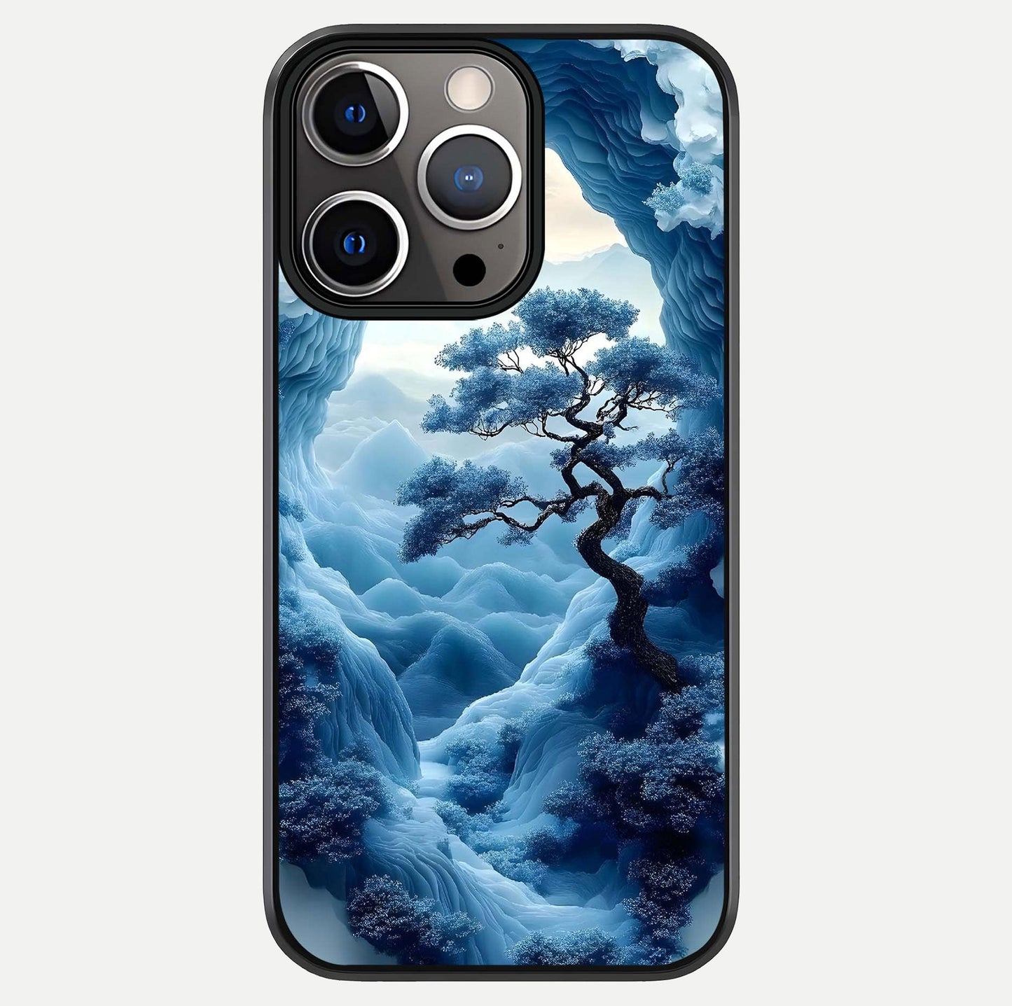 Frozen Serenity Gate Glass Case For iPhone 13 Pro by Custom World