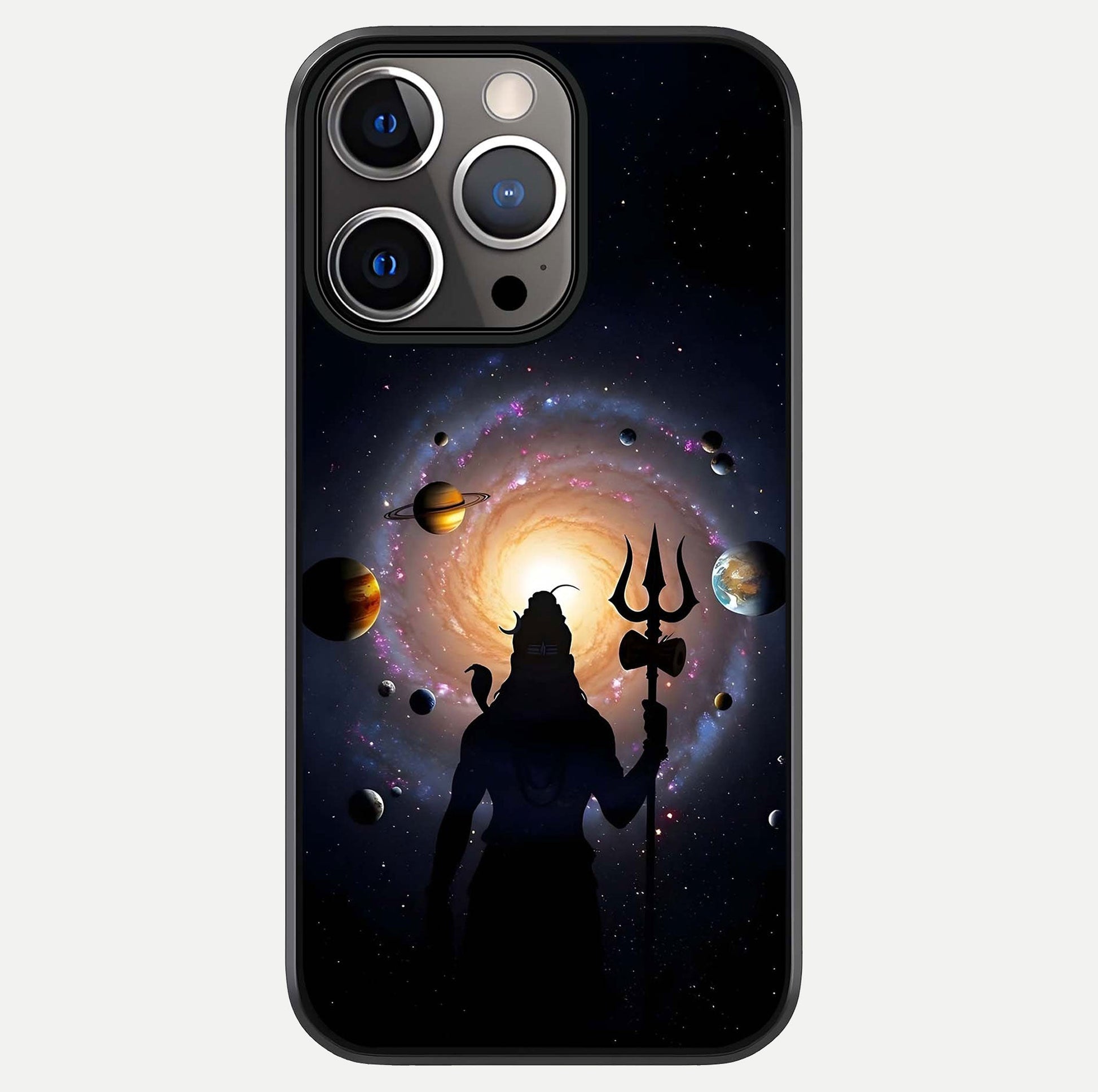 Galactic Shiva Vision Glass Case For iPhone 13 Pro by Custom World