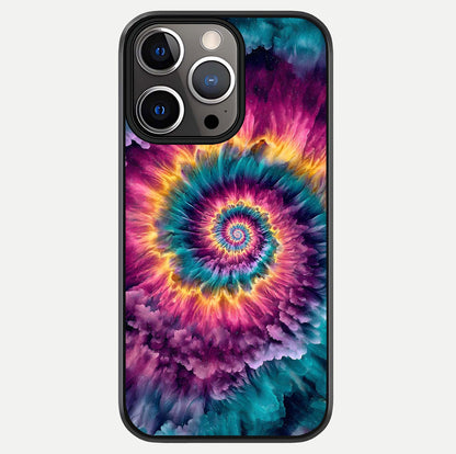 Galactic Spiral Burst Glass Case For iPhone 13 Pro by Custom World