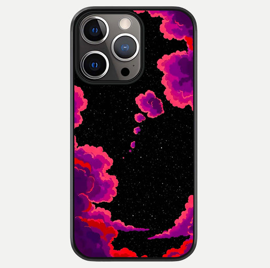Galaxy Dream Frame Glass Case For iPhone 13 Pro by Custom World