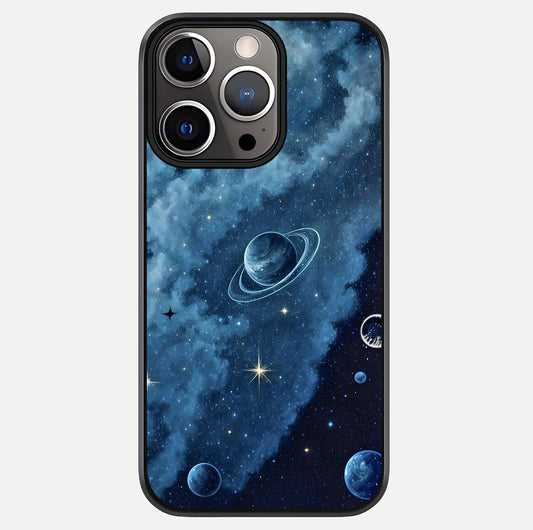 Galaxy Dream Space Glass Case For iPhone 13 Pro by Custom World