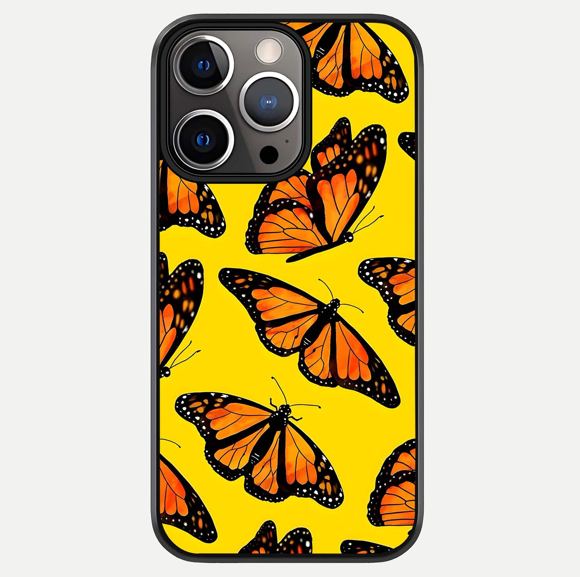 Golden Wing Flight Glass Case For iPhone 13 Pro by Custom World