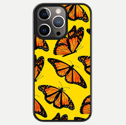 Golden Wing Flight Glass Case For iPhone 13 Pro by Custom World