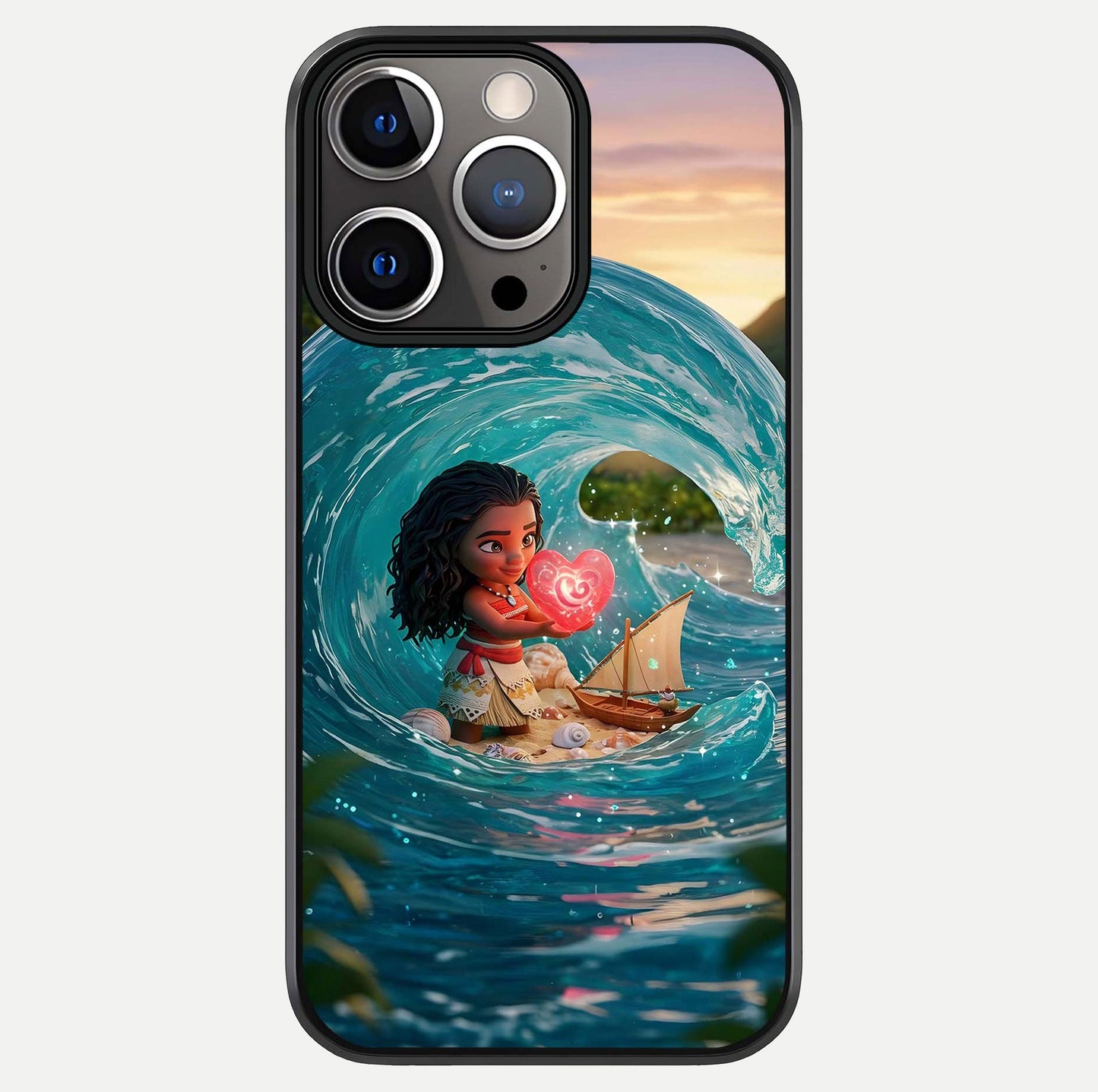 Heart of Ocean Glass Case For iPhone 13 Pro by Custom World