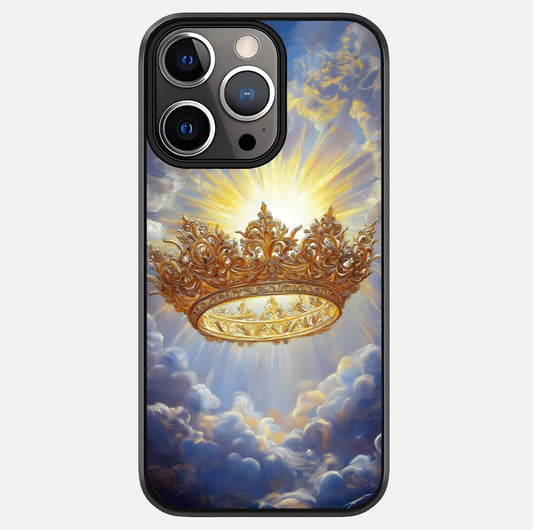Heavenly Crown Light Glass Case For iPhone 13 Pro by Custom World