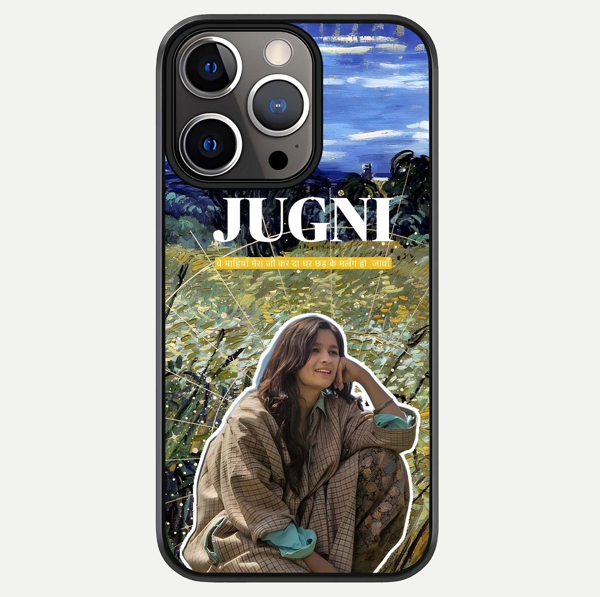 Jugni Soul Vibes Glass Case For iPhone 13 Pro by Custom World