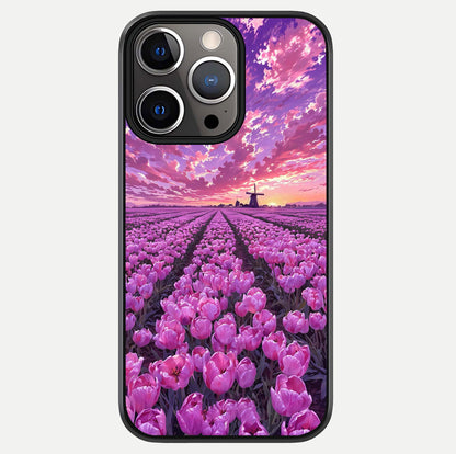 Lavender Dream Skies Glass Case For iPhone 13 Pro by Custom World