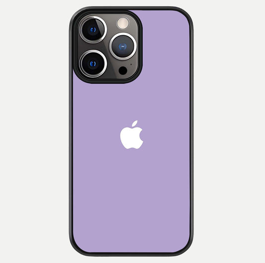Lavender Soft Minimal Glass Case For iPhone 13 Pro by Custom World