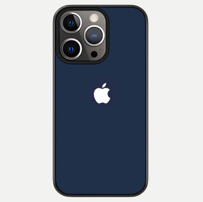 Minimal Apple Night Glass Case For iPhone 13 Pro by Custom World
