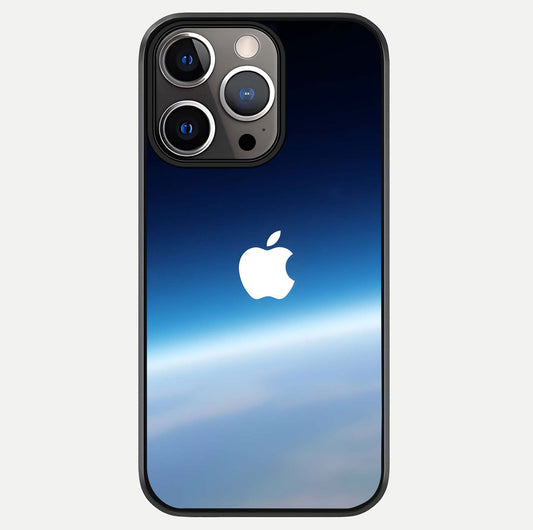 Minimal Apple Sky Glass Case For iPhone 13 Pro by Custom World