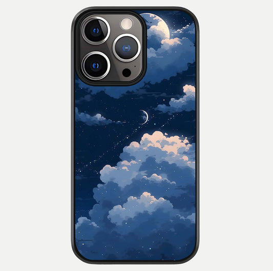 Moon Dream Haze Glass Case For iPhone 13 Pro by Custom World