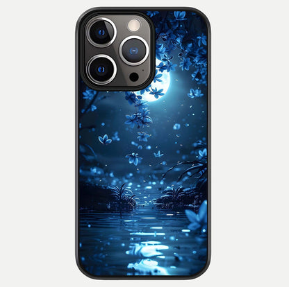 Moonlight Petal Dream Glass Case For iPhone 13 Pro by Custom World