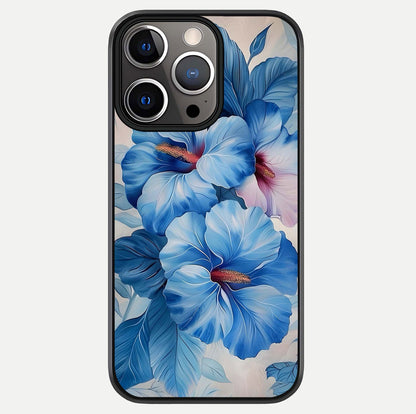 Ocean Hibiscus Grace Glass Case For iPhone 13 Pro by Custom World