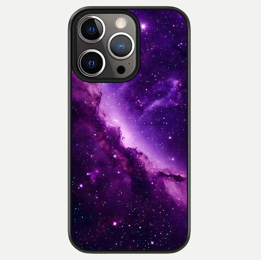 Purple Shade Sky Glass Case For iPhone 13 Pro by Custom World