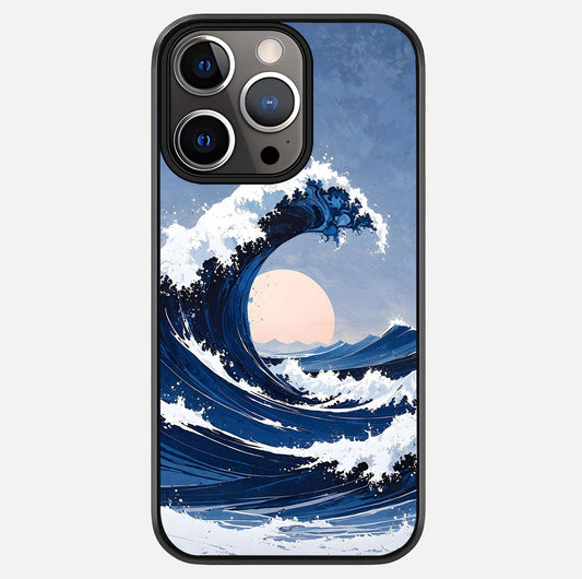Rising Tide Power Glass Case For iPhone 13 Pro by Custom World
