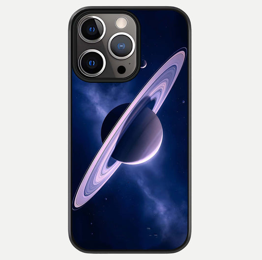 Saturn Ring Mystique Glass Case For iPhone 13 Pro by Custom World