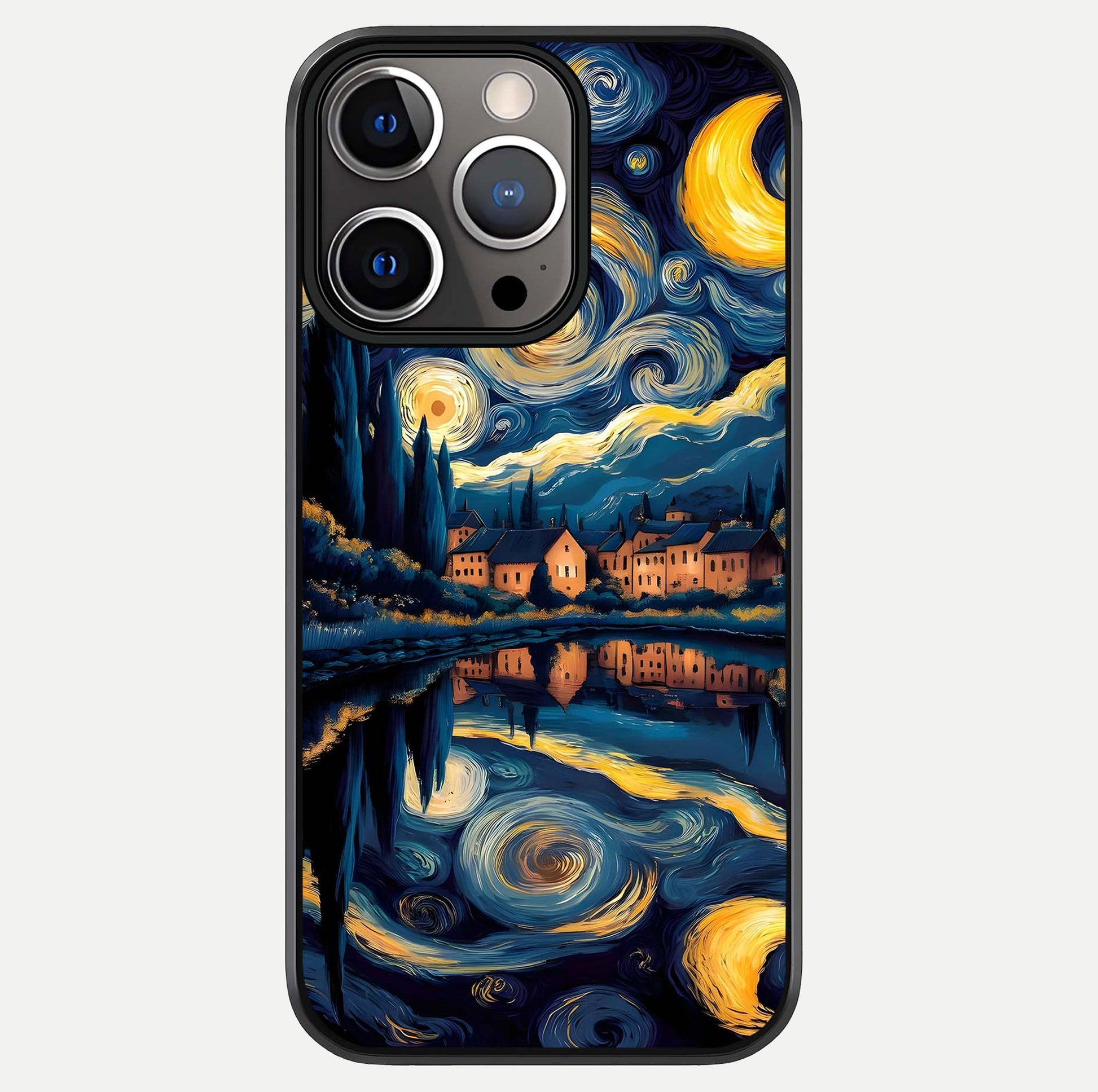 Starry Sky Serenity Glass Case For iPhone 13 Pro by Custom World