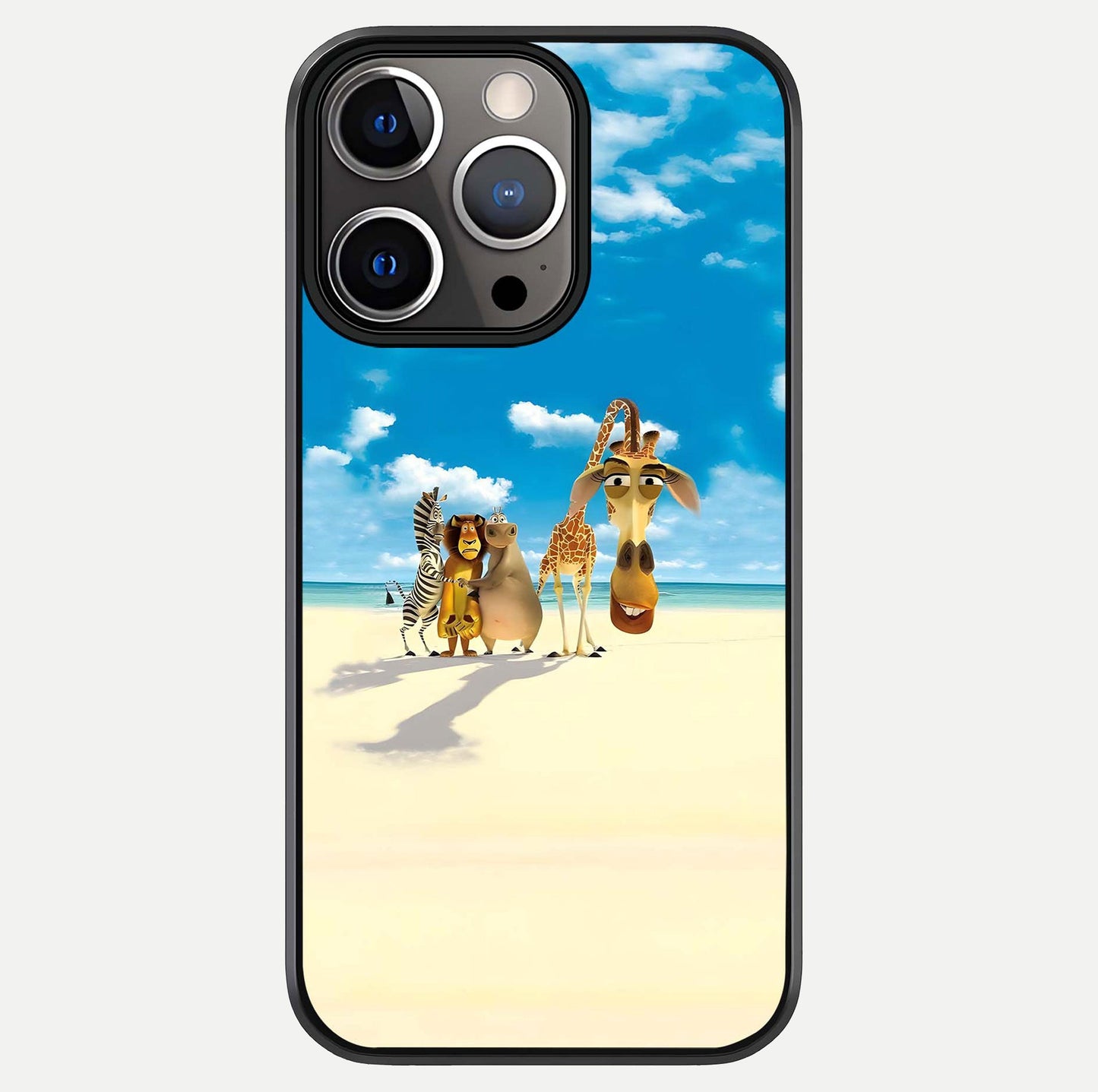 Tropical Fun Squad Glass Case For iPhone 13 Pro by Custom World