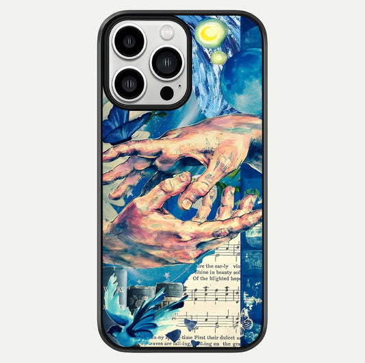 Aesthetic Divider Glass Case For iPhone 13 Pro Max by Custom World