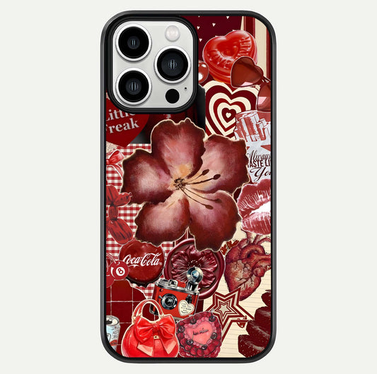 Aesthetic Little Freak Glass Case For iPhone 13 Pro Max by Custom World