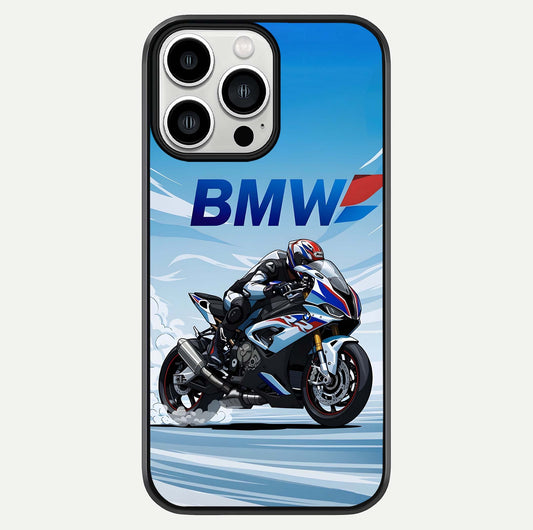 BMW Power Drift Glass Case For iPhone 13 Pro Max by Custom World