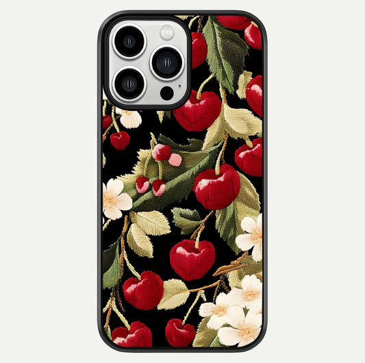 Bloom Thread Art Glass Case For iPhone 13 Pro Max by Custom World