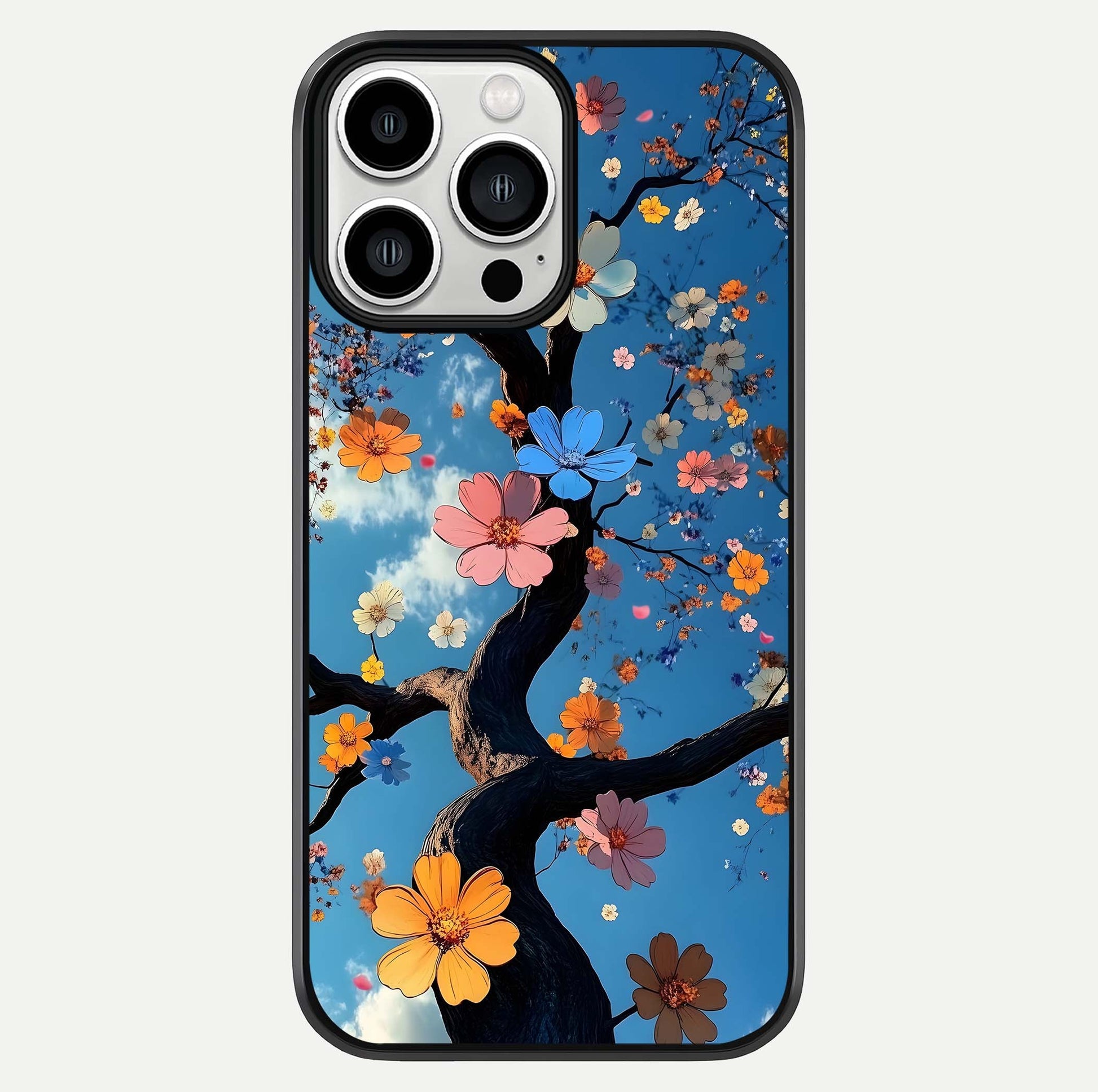 Blossom Dream Sky Glass Case For iPhone 13 Pro Max by Custom World