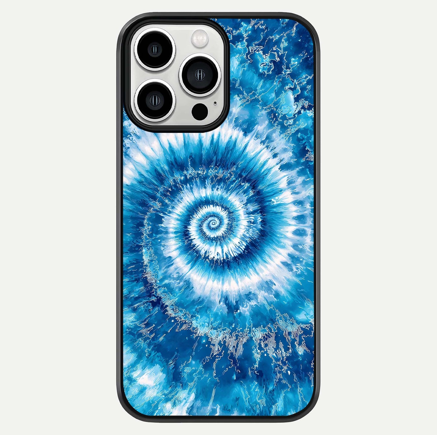 Blue Galaxy Wave Glass Case For iPhone 13 Pro Max by Custom World