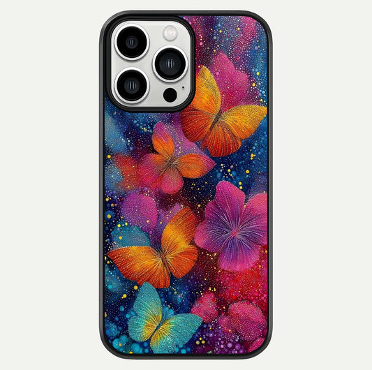 Butterfly Dream Mist Glass Case For iPhone 13 Pro Max by Custom World