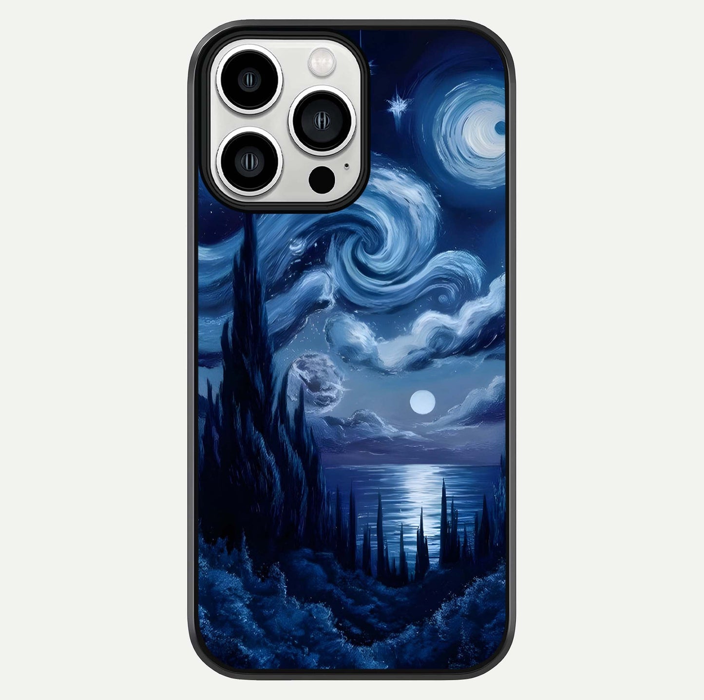 Celestial Dream Van Gogh Glass Case For iPhone 13 Pro Max by Custom World