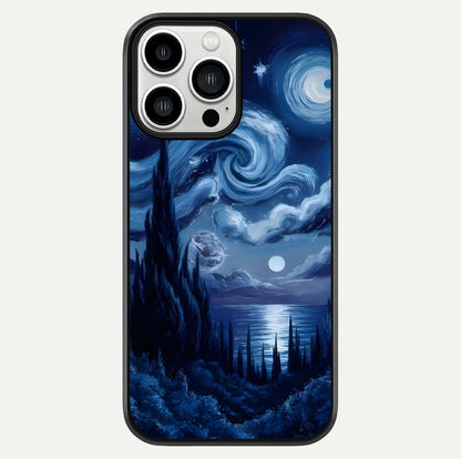 Celestial Dream Van Gogh Glass Case For iPhone 13 Pro Max by Custom World