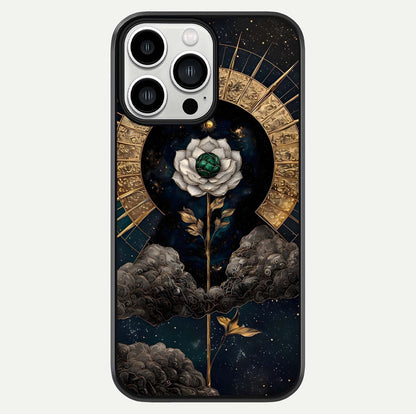 Celestial Lotus Morang Glass Case For iPhone 13 Pro Max by Custom World