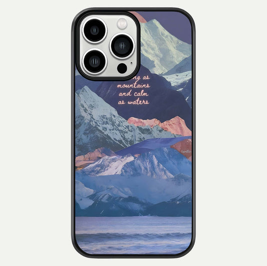 Celestial Mountain Calm Glass Case For iPhone 13 Pro Max by Custom World