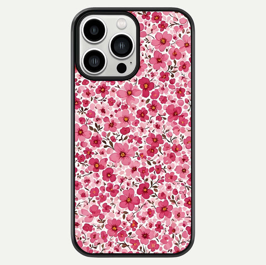 Cherry Blossom Charm Glass Case For iPhone 13 Pro Max by Custom World