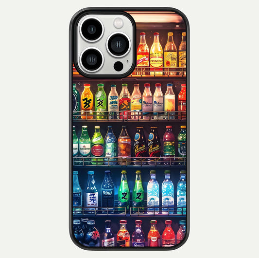 Colorful Soda Bottles Glass Case For iPhone 13 Pro Max by Custom World