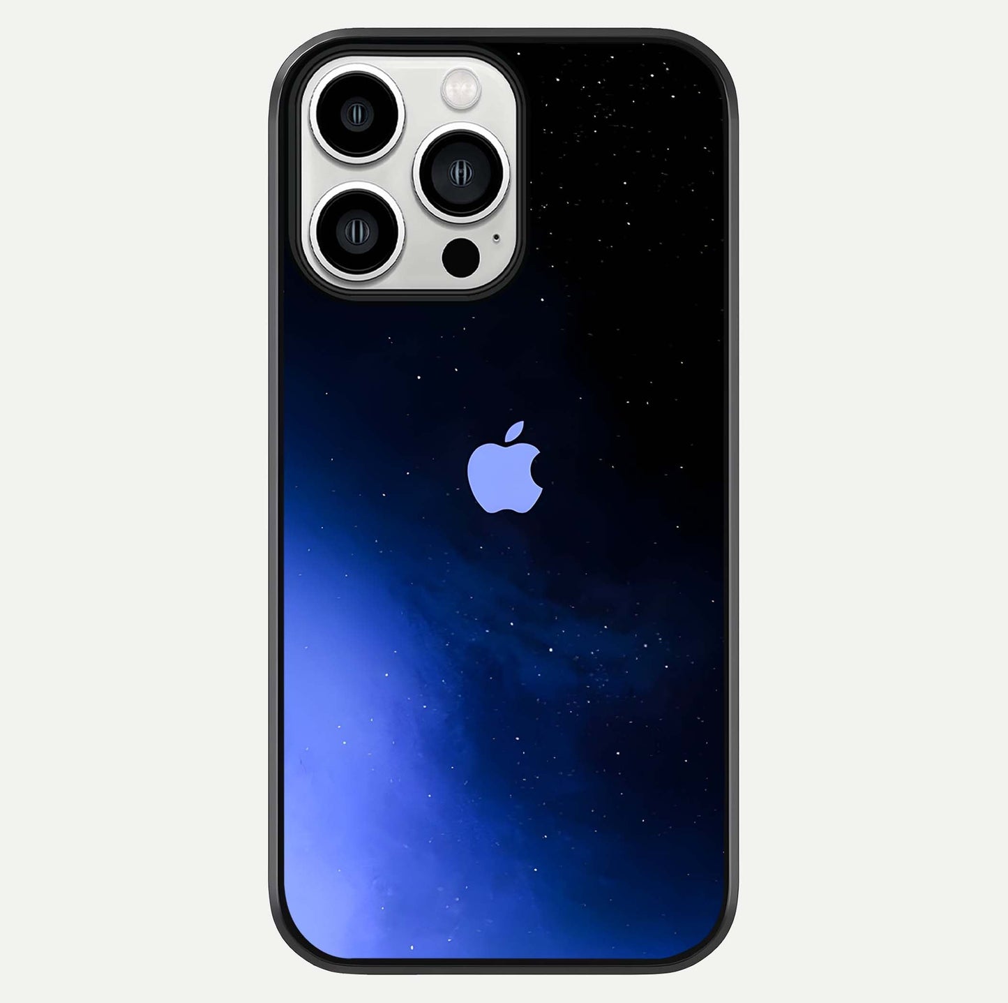 Cosmic Blue Apple Glass Case For iPhone 13 Pro Max by Custom World