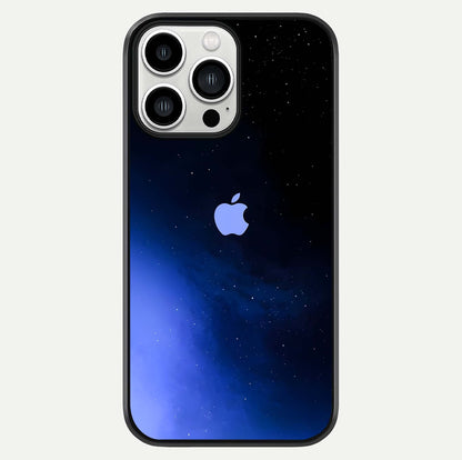 Cosmic Blue Apple Glass Case For iPhone 13 Pro Max by Custom World