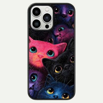Cosmic Cats Dreams Glass Case For iPhone 13 Pro Max by Custom World