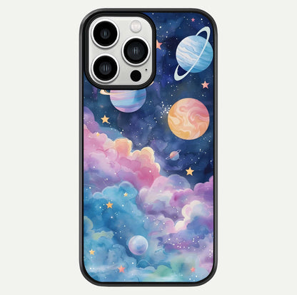 Cosmic Planet Dreams Glass Case For iPhone 13 Pro Max by Custom World