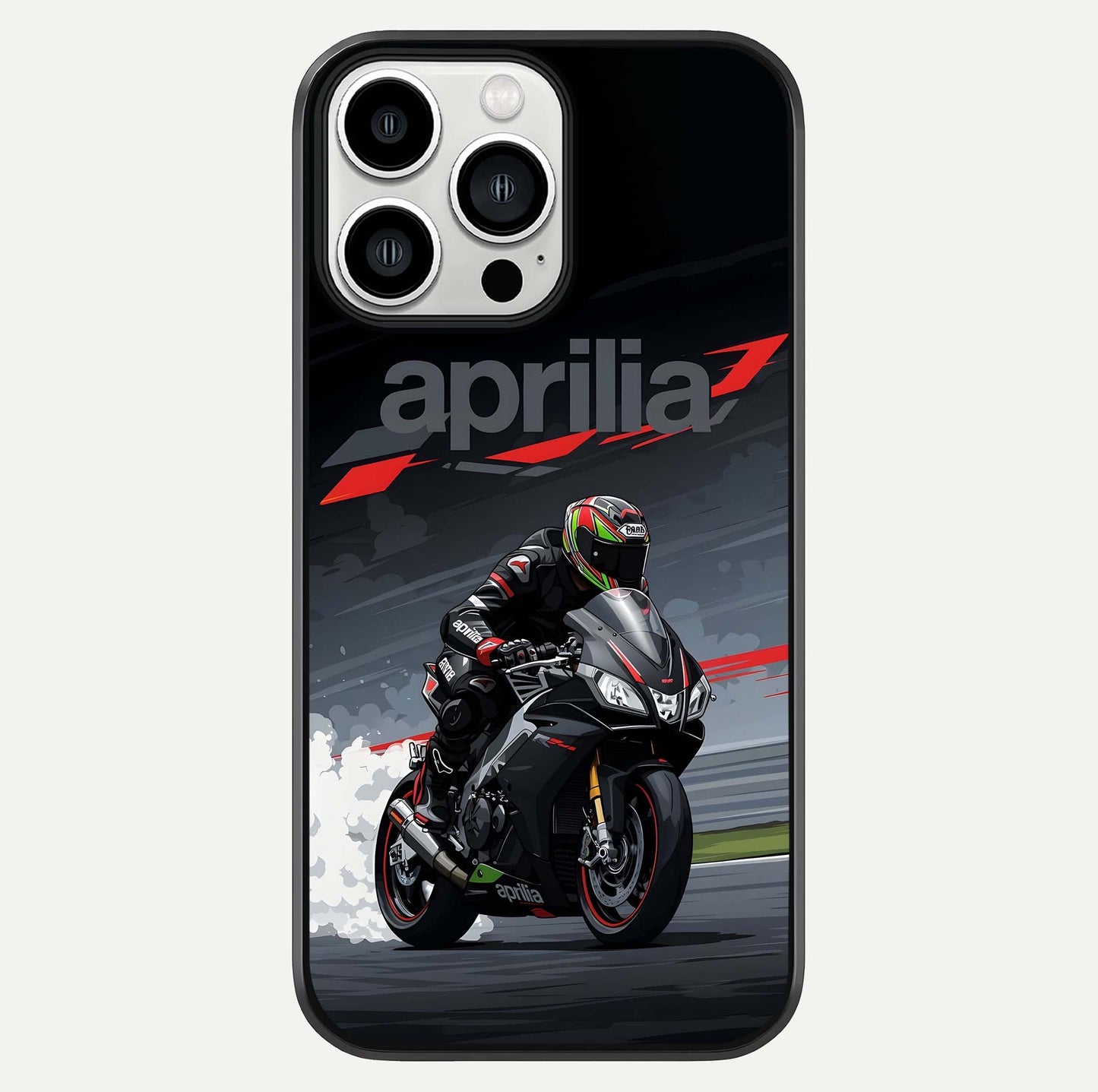 Dark Aprilla Glass Case For iPhone 13 Pro Max by Custom World