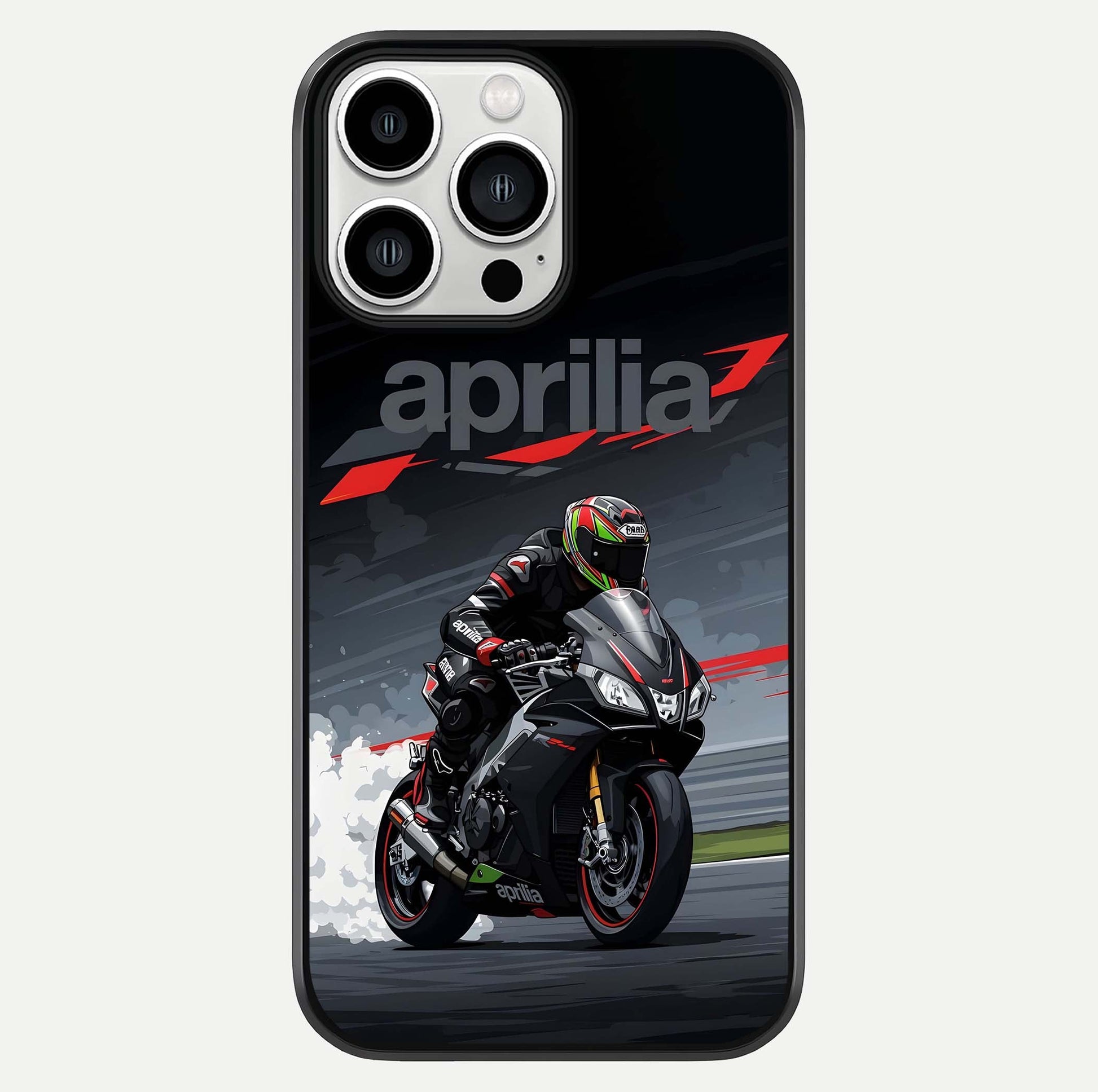 Dark Aprilla Glass Case For iPhone 13 Pro Max by Custom World