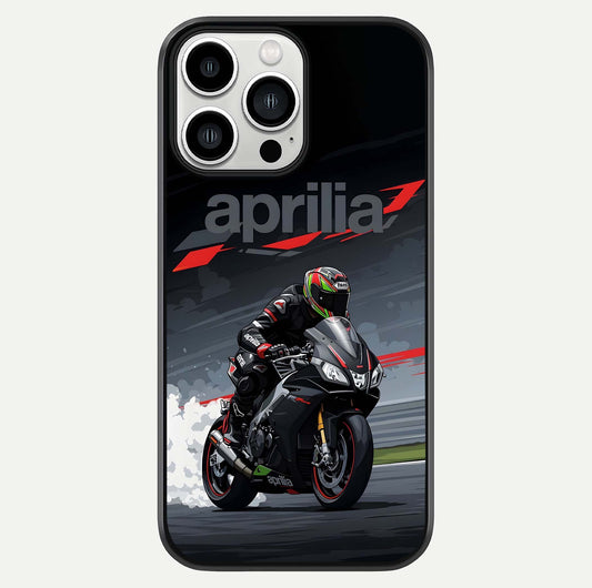 Dark Aprilla Glass Case For iPhone 13 Pro Max by Custom World