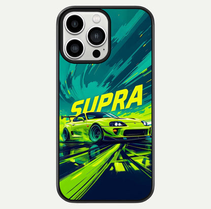 Electric Supra Thunder Glass Case For iPhone 13 Pro Max by Custom World