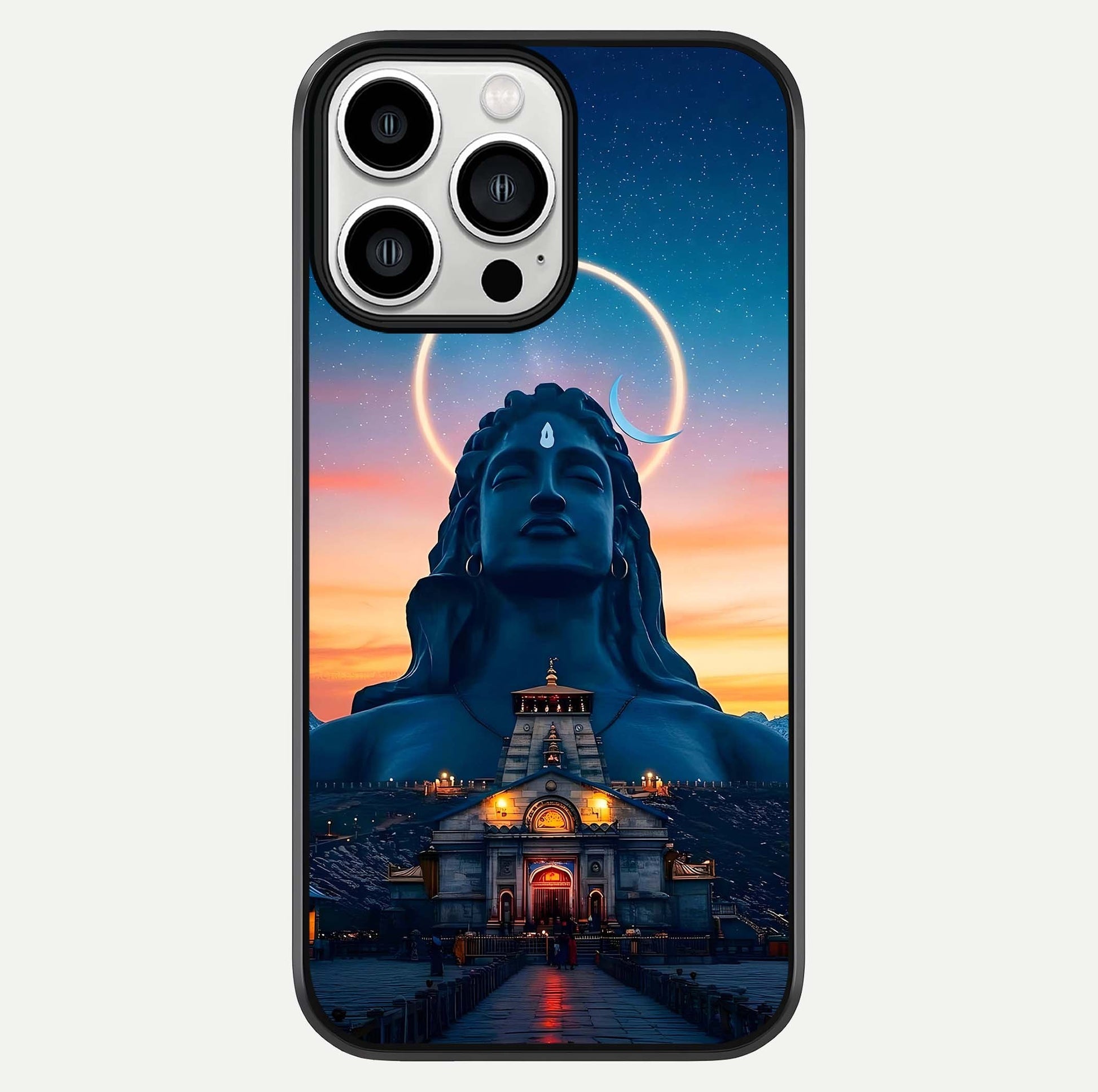 Eternal Shiva Aura Glass Case For iPhone 13 Pro Max by Custom World