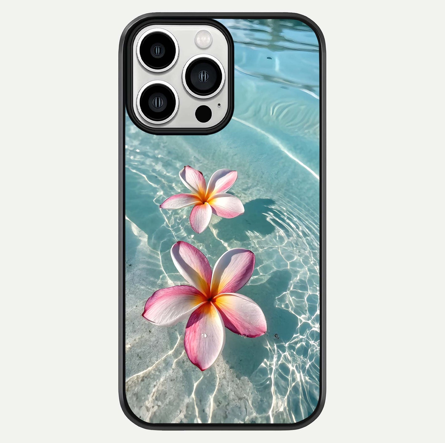 Floating Bloom Bliss Glass Case For iPhone 13 Pro Max by Custom World