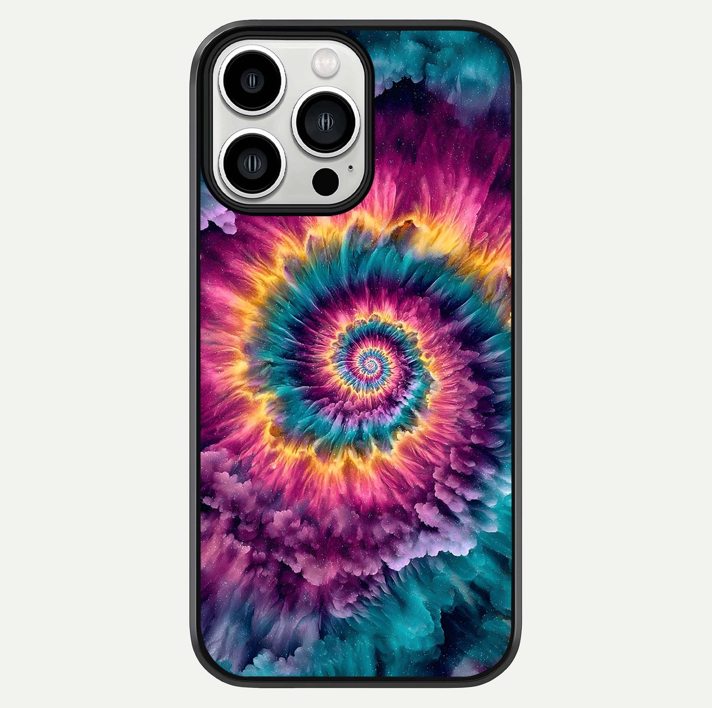 Galactic Spiral Burst Glass Case For iPhone 13 Pro Max by Custom World