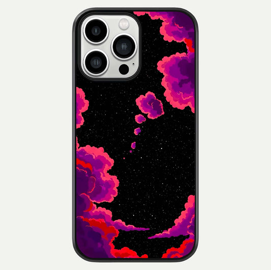 Galaxy Dream Frame Glass Case For iPhone 13 Pro Max by Custom World