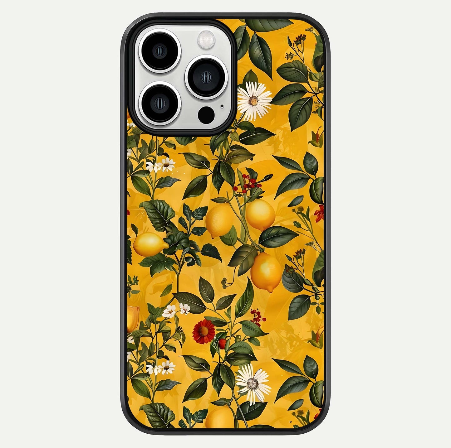 Golden Lemon Field Glass Case For iPhone 13 Pro Max by Custom World